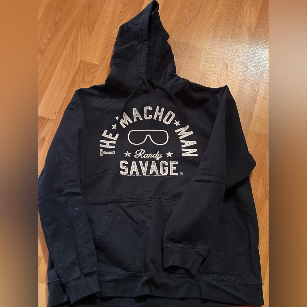 Black Macho Man Savage Hoodie Wwe